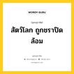 สัตว์โลก ถูกชราปิดล้อม หมายถึงอะไร?, พุทธสุภาษิต สัตว์โลก ถูกชราปิดล้อม หมวดหมู่ หมวดชีวิต-ความตาย หมวด หมวดชีวิต-ความตาย