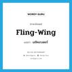 fling-wing แปลว่า?, คำศัพท์ภาษาอังกฤษ fling-wing แปลว่า เฮลิคอบเตอร์ ประเภท SL หมวด SL