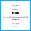 maul แปลว่า?, คำศัพท์ภาษาอังกฤษ maul แปลว่า วิพากษ์วิจารณ์อย่างรุนแรง, ต่อว่า, วิจารณ์อย่างเสียหาย ประเภท VI หมวด VI