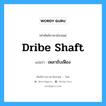 เพลาขับเฟือง ภาษาอังกฤษ?, คำศัพท์ช่างภาษาอังกฤษ - ไทย เพลาขับเฟือง คำศัพท์ภาษาอังกฤษ เพลาขับเฟือง แปลว่า dribe shaft
