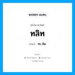 ทลิท อ่านว่า?, คำในภาษาไทย ทลิท อ่านว่า ทะ-ลิด