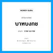 บาทบงกช อ่านว่า?, คำในภาษาไทย บาทบงกช อ่านว่า บาด-บง-กด