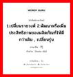 1.เปลี่ยนราชวงศ์ 2.พัฒนาหรือเพิ่มประสิทธิภาพของผลิตภัณฑ์ให้ดีกว่าเดิม , เปลี่ยนรุ่น ภาษาจีนคืออะไร, คำศัพท์ภาษาไทย - จีน 1.เปลี่ยนราชวงศ์ 2.พัฒนาหรือเพิ่มประสิทธิภาพของผลิตภัณฑ์ให้ดีกว่าเดิม , เปลี่ยนรุ่น ภาษาจีน 换代 คำอ่าน [huàn dài]