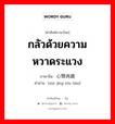 心惊肉跳 ภาษาไทย?, คำศัพท์ภาษาไทย - จีน 心惊肉跳 ภาษาจีน กลัวด้วยความหวาดระแวง คำอ่าน [xīn jīng ròu tiào]