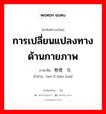 การเปลี่ยนแปลงทางด้านกายภาพ ภาษาจีนคืออะไร, คำศัพท์ภาษาไทย - จีน การเปลี่ยนแปลงทางด้านกายภาพ ภาษาจีน 物理变化 คำอ่าน [wù lǐ biàn huà]