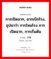 การเปิดฉาก, ฉากเบิกโรง, อุปมาว่า การโหมโรง การเปิดฉาก, การเริ่มต้น ภาษาจีนคืออะไร, คำศัพท์ภาษาไทย - จีน การเปิดฉาก, ฉากเบิกโรง, อุปมาว่า การโหมโรง การเปิดฉาก, การเริ่มต้น ภาษาจีน 序幕 คำอ่าน [xù mù]