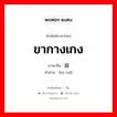 ขากางเกง ภาษาจีนคืออะไร, คำศัพท์ภาษาไทย - จีน ขากางเกง ภาษาจีน 裤腿 คำอ่าน [kù tuǐ]