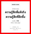 ความรู้สึกที่แท้จริง ความรู้สึกที่ลึกซึ้ง ภาษาจีนคืออะไร, คำศัพท์ภาษาไทย - จีน ความรู้สึกที่แท้จริง ความรู้สึกที่ลึกซึ้ง ภาษาจีน 深情 คำอ่าน [shēn qíng]