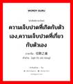 切肤之痛 ภาษาไทย?, คำศัพท์ภาษาไทย - จีน 切肤之痛 ภาษาจีน ความเจ็บปวดที่เกิดกับตัวเอง,ความเจ็บปวดที่เกี่ยวกับตัวเอง คำอ่าน [qiè fū zhī tòng]