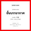 ชั้นบรรยากาศ ภาษาจีนคืออะไร, คำศัพท์ภาษาไทย - จีน ชั้นบรรยากาศ ภาษาจีน 外逸层 คำอ่าน [wài yì céng]