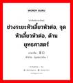 关口 ภาษาไทย?, คำศัพท์ภาษาไทย - จีน 关口 ภาษาจีน ช่วงระยะหัวเลี้ยวหัวต่อ, จุดหัวเลี้ยวหัวต่อ, ด้านยุทธศาสตร์ คำอ่าน [guān kǒu ]