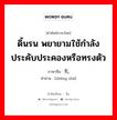 ดิ้นรน พยายามใช้กำลังประคับประคองหรือทรงตัว ภาษาจีนคืออะไร, คำศัพท์ภาษาไทย - จีน ดิ้นรน พยายามใช้กำลังประคับประคองหรือทรงตัว ภาษาจีน 挣扎 คำอ่าน [zhēng zhá]