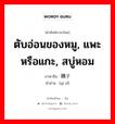 胰子 ภาษาไทย?, คำศัพท์ภาษาไทย - จีน 胰子 ภาษาจีน ตับอ่อนของหมู, แพะหรือแกะ, สบู่หอม คำอ่าน [yí zǐ]