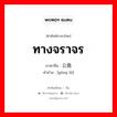 ทางจราจร ภาษาจีนคืออะไร, คำศัพท์ภาษาไทย - จีน ทางจราจร ภาษาจีน 公路 คำอ่าน [gōng lǜ]