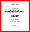 ท่อควันโค้งข้อศอกของเตา ภาษาจีนคืออะไร, คำศัพท์ภาษาไทย - จีน ท่อควันโค้งข้อศอกของเตา ภาษาจีน 拐脖儿 คำอ่าน [guǎi bó ér]