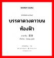 บรรดาดวงดาวบนท้องฟ้า ภาษาจีนคืออะไร, คำศัพท์ภาษาไทย - จีน บรรดาดวงดาวบนท้องฟ้า ภาษาจีน 星球 คำอ่าน [xīng qiú]