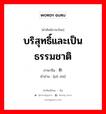 บริสุทธิ์และเป็นธรรมชาติ ภาษาจีนคืออะไร, คำศัพท์ภาษาไทย - จีน บริสุทธิ์และเป็นธรรมชาติ ภาษาจีน 朴质 คำอ่าน [pǔ zhì]