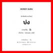 บ่ง ภาษาจีนคืออะไร, คำศัพท์ภาษาไทย - จีน บ่ง ภาษาจีน 专指 คำอ่าน [zhuān zhǐ]