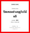 ปิดเทอมช่วงฤดูใบไม้ผลิ ภาษาจีนคืออะไร, คำศัพท์ภาษาไทย - จีน ปิดเทอมช่วงฤดูใบไม้ผลิ ภาษาจีน 春假 คำอ่าน [chūn jià]