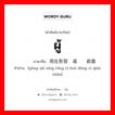 ผู้ ภาษาจีนคืออะไร, คำศัพท์ภาษาไทย - จีน ผู้ ภาษาจีน 用在形容词或动词前面 คำอ่าน [yòng zài xíng róng cí huò dòng cí qián miàn]