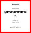 มุมานะพยายามร่วมกัน ภาษาจีนคืออะไร, คำศัพท์ภาษาไทย - จีน มุมานะพยายามร่วมกัน ภาษาจีน 协力 คำอ่าน [xié lì]