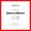 รุ่นแรก,สมัยแรก ภาษาจีนคืออะไร, คำศัพท์ภาษาไทย - จีน รุ่นแรก,สมัยแรก ภาษาจีน 首届 คำอ่าน [shǒu jiè]