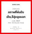 百孔千疮 ภาษาไทย?, คำศัพท์ภาษาไทย - จีน 百孔千疮 ภาษาจีน สภาพที่พังยับเยิน,อีลุ่ยฉุยแฉก คำอ่าน [bǎi kǒng qiān chuāng]