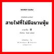 สายไฟที่ไม่มีฉนวนหุ้ม ภาษาจีนคืออะไร, คำศัพท์ภาษาไทย - จีน สายไฟที่ไม่มีฉนวนหุ้ม ภาษาจีน 裸线 คำอ่าน [luǒ xiàn]