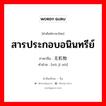 สารประกอบอนินทรีย์ ภาษาจีนคืออะไร, คำศัพท์ภาษาไทย - จีน สารประกอบอนินทรีย์ ภาษาจีน 无机物 คำอ่าน [wú jī wù]