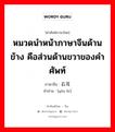 หมวดนำหน้าภาษาจีนด้านข้าง คือส่วนด้านขวาของคำศัพท์ ภาษาจีนคืออะไร, คำศัพท์ภาษาไทย - จีน หมวดนำหน้าภาษาจีนด้านข้าง คือส่วนด้านขวาของคำศัพท์ ภาษาจีน 右耳 คำอ่าน [yòu ěr]