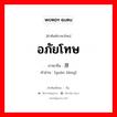 อภัยโทษ ภาษาจีนคืออะไร, คำศัพท์ภาษาไทย - จีน อภัยโทษ ภาษาจีน 原谅 คำอ่าน [yuán liàng]