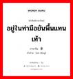 อยู่ในท่ามือยันพื้นแทนเท้า ภาษาจีนคืออะไร, คำศัพท์ภาษาไทย - จีน อยู่ในท่ามือยันพื้นแทนเท้า ภาษาจีน 拿顶 คำอ่าน [ná dǐng]