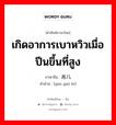 เกิดอาการเบาหวิวเมื่อปีนขึ้นที่สูง ภาษาจีนคืออะไร, คำศัพท์ภาษาไทย - จีน เกิดอาการเบาหวิวเมื่อปีนขึ้นที่สูง ภาษาจีน 晕高儿 คำอ่าน [yùn gaō ér]