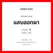 แลบออกมา ภาษาจีนคืออะไร, คำศัพท์ภาษาไทย - จีน แลบออกมา ภาษาจีน 吐 คำอ่าน [tǔ]