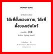 โต๊ะที่ตั้งของถวาย, โต๊ะที่ตั้งของเซ่นไหว้ ภาษาจีนคืออะไร, คำศัพท์ภาษาไทย - จีน โต๊ะที่ตั้งของถวาย, โต๊ะที่ตั้งของเซ่นไหว้ ภาษาจีน 供桌 คำอ่าน [gòng zhuō ]