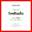 โรคตับแข็ง ภาษาจีนคืออะไร, คำศัพท์ภาษาไทย - จีน โรคตับแข็ง ภาษาจีน 肝硬化 คำอ่าน [gān yìng huà]