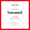 โรคเบดซอร์ ภาษาจีนคืออะไร, คำศัพท์ภาษาไทย - จีน โรคเบดซอร์ ภาษาจีน 褥疮 คำอ่าน [rù chuāng]