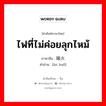 ไฟที่ไม่ค่อยลุกไหม้ ภาษาจีนคืออะไร, คำศัพท์ภาษาไทย - จีน ไฟที่ไม่ค่อยลุกไหม้ ภาษาจีน 暗火 คำอ่าน [àn huǒ]