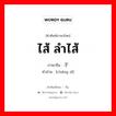 ไส้ ลำไส้ ภาษาจีนคืออะไร, คำศัพท์ภาษาไทย - จีน ไส้ ลำไส้ ภาษาจีน 肠子 คำอ่าน [cháng zǐ]