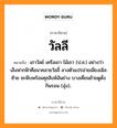 วัลลี หมายถึงอะไร, ภาษาอีสาน วัลลี หมายถึง เถาวัลย์ เครือเถา ไม้เถา (ป.ส.) อย่างว่า เล็งฟากฟ้าคือนาคลายวัลลิ์ ลางตัวแปรม่ายเมียงเมิลซ้าย ชะพึบพร้อมคุชสิงห์ฉันย่าง บางเคี่ยนย้ายดูดั่งกินรอน (ฮุ่ง).. หมวด วัน - ลี