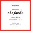 กลิ้ง,ล้มกลิ้ง ภาษาญี่ปุ่นคืออะไร, คำศัพท์ภาษาไทย - ญี่ปุ่น กลิ้ง,ล้มกลิ้ง ภาษาญี่ปุ่น 転げる คำอ่านภาษาญี่ปุ่น ころげる หมวด v1 หมวด v1