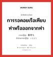 船待ち ภาษาไทย?, คำศัพท์ภาษาไทย - ญี่ปุ่น 船待ち ภาษาญี่ปุ่น การรอคอยเรือเทียบท่าหรือออกจากท่า คำอ่านภาษาญี่ปุ่น ふなまち หมวด n หมวด n