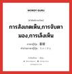 การสังเกตเห็น,การจับตามอง,การเล็งเห็น ภาษาญี่ปุ่นคืออะไร, คำศัพท์ภาษาไทย - ญี่ปุ่น การสังเกตเห็น,การจับตามอง,การเล็งเห็น ภาษาญี่ปุ่น 着眼 คำอ่านภาษาญี่ปุ่น ちゃくがん หมวด n หมวด n