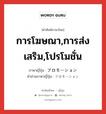 การโฆษณา,การส่งเสริม,โปรโมชั่น ภาษาญี่ปุ่นคืออะไร, คำศัพท์ภาษาไทย - ญี่ปุ่น การโฆษณา,การส่งเสริม,โปรโมชั่น ภาษาญี่ปุ่น プロモーション คำอ่านภาษาญี่ปุ่น プロモーション หมวด n หมวด n