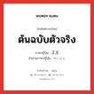 ต้นฉบับตัวจริง ภาษาญี่ปุ่นคืออะไร, คำศัพท์ภาษาไทย - ญี่ปุ่น ต้นฉบับตัวจริง ภาษาญี่ปุ่น 正文 คำอ่านภาษาญี่ปุ่น せいぶん หมวด n หมวด n