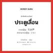 ประตูเลื่อน ภาษาญี่ปุ่นคืออะไร, คำศัพท์ภาษาไทย - ญี่ปุ่น ประตูเลื่อน ภาษาญี่ปุ่น 引き戸 คำอ่านภาษาญี่ปุ่น ひきど หมวด n หมวด n