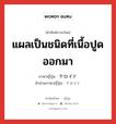 แผลเป็นชนิดที่เนื้อปูดออกมา ภาษาญี่ปุ่นคืออะไร, คำศัพท์ภาษาไทย - ญี่ปุ่น แผลเป็นชนิดที่เนื้อปูดออกมา ภาษาญี่ปุ่น ケロイド คำอ่านภาษาญี่ปุ่น ケロイド หมวด n หมวด n