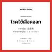 โรคไข้เลือดออก ภาษาญี่ปุ่นคืออะไร, คำศัพท์ภาษาไทย - ญี่ปุ่น โรคไข้เลือดออก ภาษาญี่ปุ่น 出血熱 คำอ่านภาษาญี่ปุ่น しゅっけつねつ หมวด n หมวด n