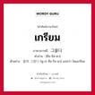 เกรียม ภาษาเกาหลีคืออะไร, คำศัพท์ภาษาไทย - เกาหลี เกรียม ภาษาเกาหลี 그을다 คำอ่าน [คือ-อึล-ดา] ตัวอย่าง 불에 그을다 [พู-เร คือ-รึล-ดา] แปลว่า ไหมเกรียม