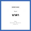 นาดา แปลว่า? วิเคราะห์ชื่อ นาดา, ชื่อเล่น นาดา